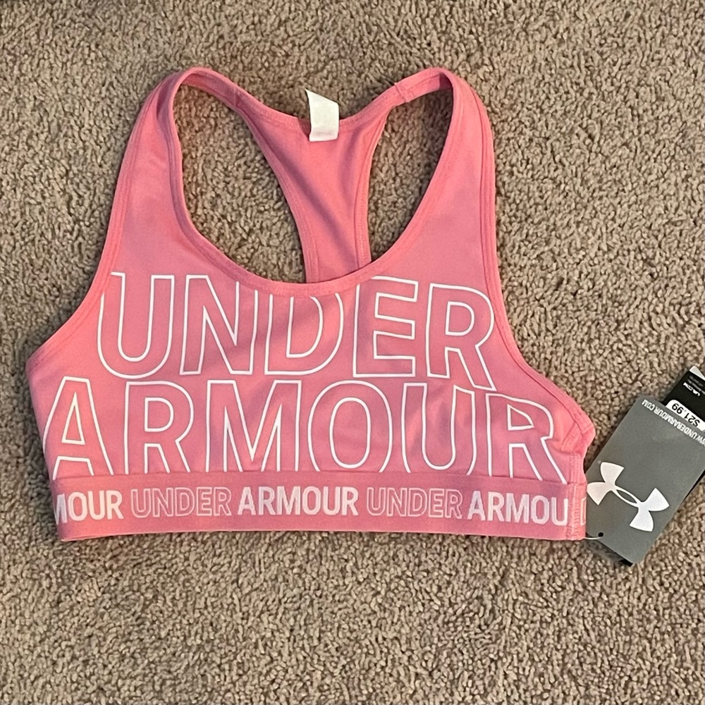 GIRLS Under Armour sports bra NWT.